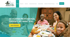 Desktop Screenshot of hunterprofessionaltherapy.com